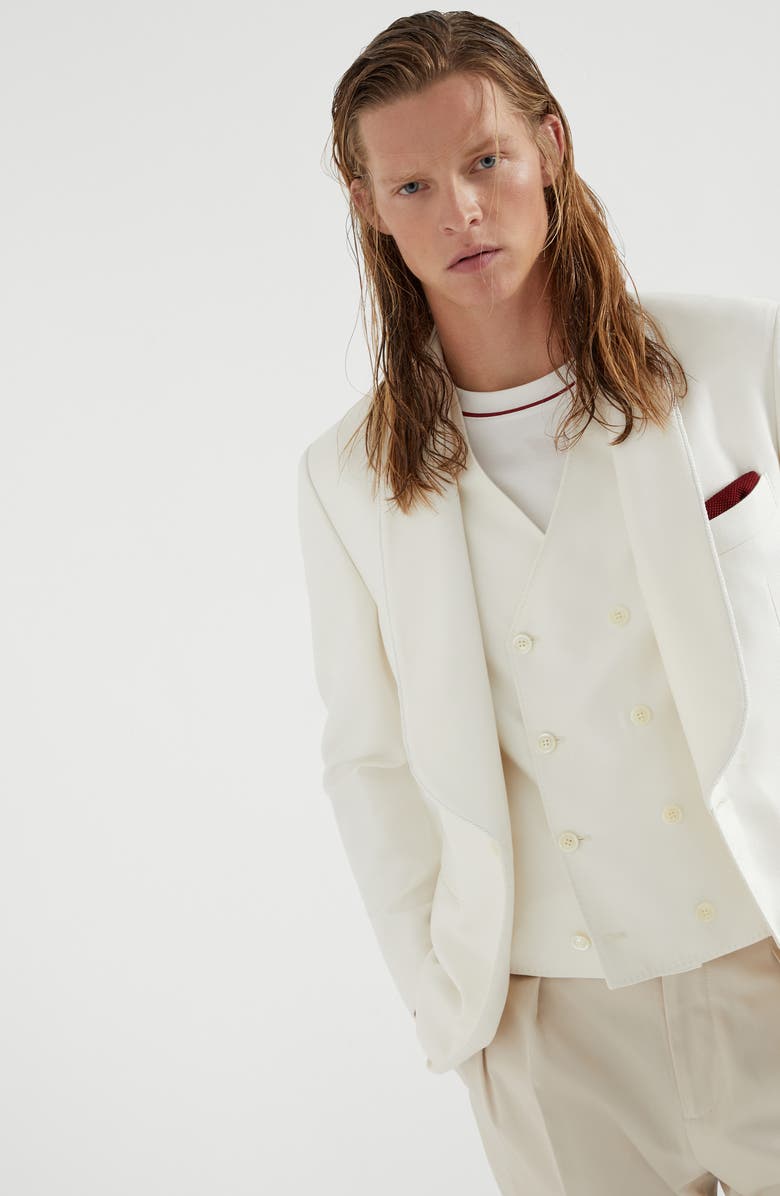 Brunello Cucinelli Tuxedo Jacket, Alternate, color,