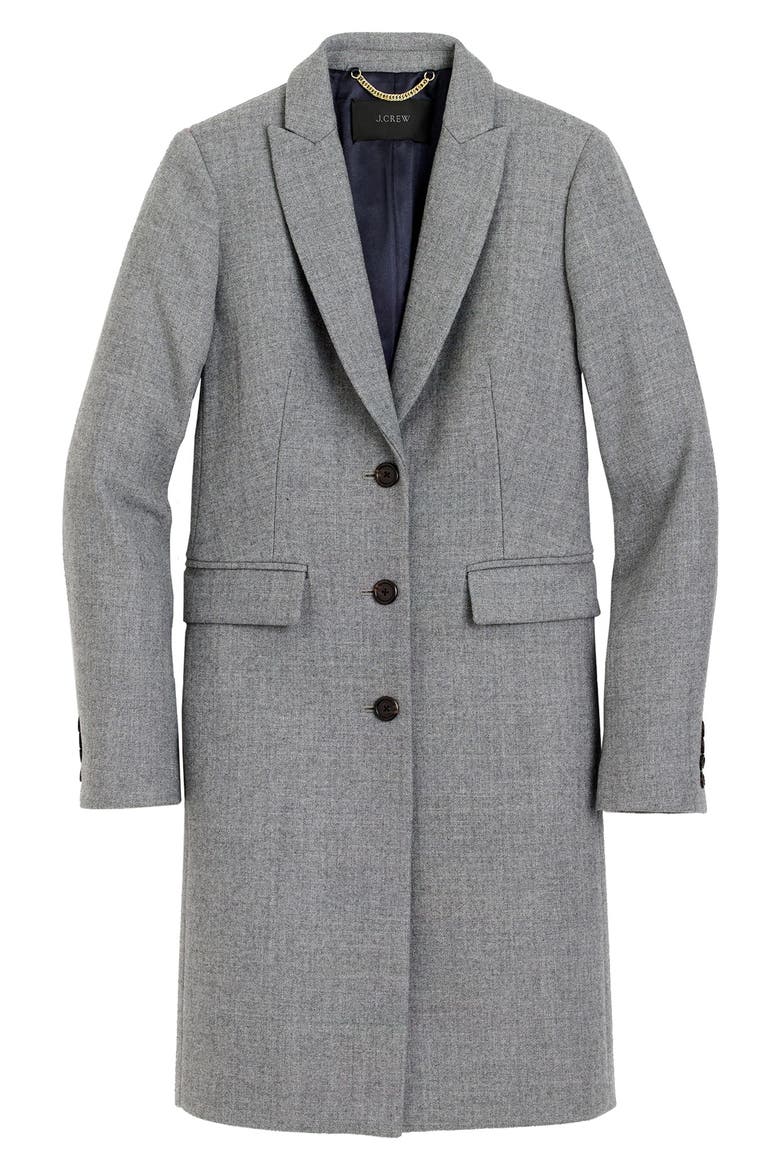 Eniko Wool Topcoat, Alternate, color, HEATHER GRAPHITE