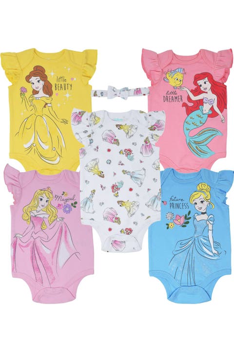Princess 5-Pack Bodysuits