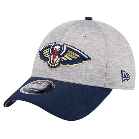 Men's New Era Heather Gray/Navy New Orleans Pelicans Active Digi-Tech Two-Tone 9FORTY Adjustable Hat