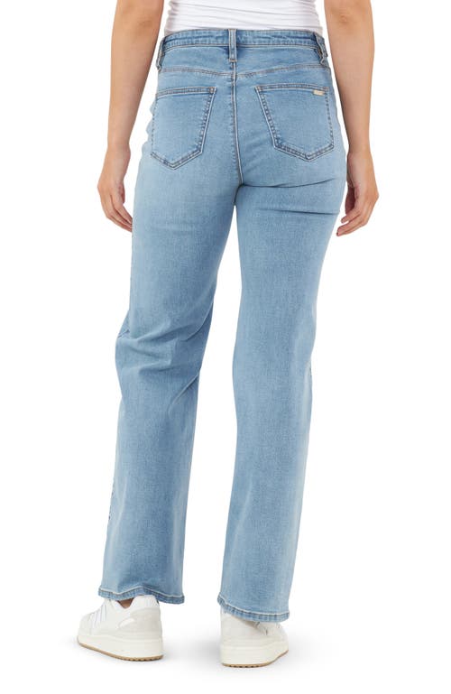 Ripe Maternity Kyle Over The Bump Wide Leg Maternity Jeans In Blue