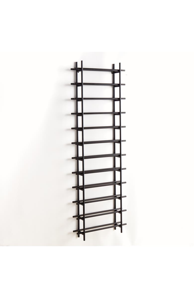 Napa Home & Garden Barossa 12-Bottle Wine Rack - Black Iron - Modern Design, Alternate, color, Black