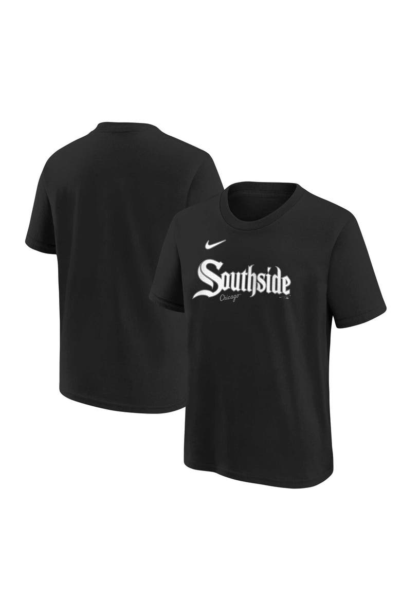Nike Youth Nike Black Chicago White Sox City Connect Wordmark T-Shirt, Main, color, 