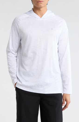 Hurley Floral Lines UPF 50+ Long Sleeve Hooded Swim Shirt
