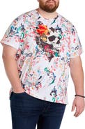 Robert Graham Big & Tall Deadly Blossom Graphic Tee