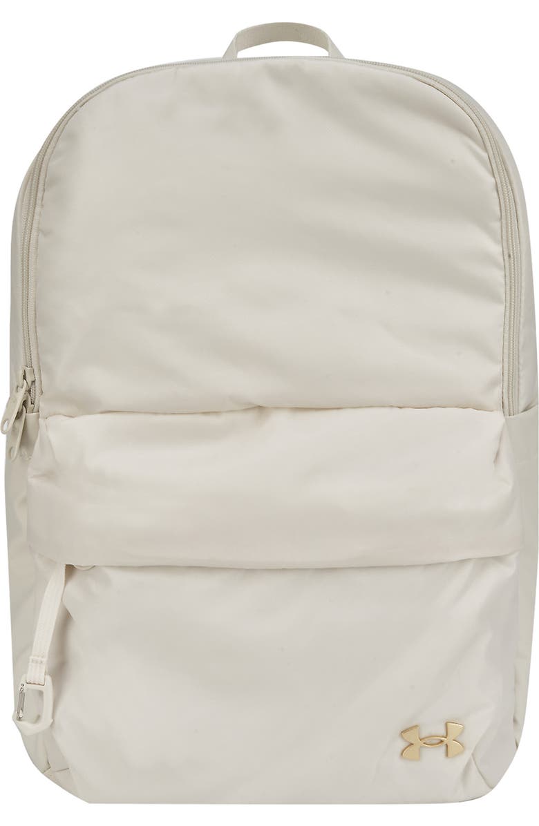 Under Armour Studio Spirit Backpack, Main, color, Stone / / Metallic Gold