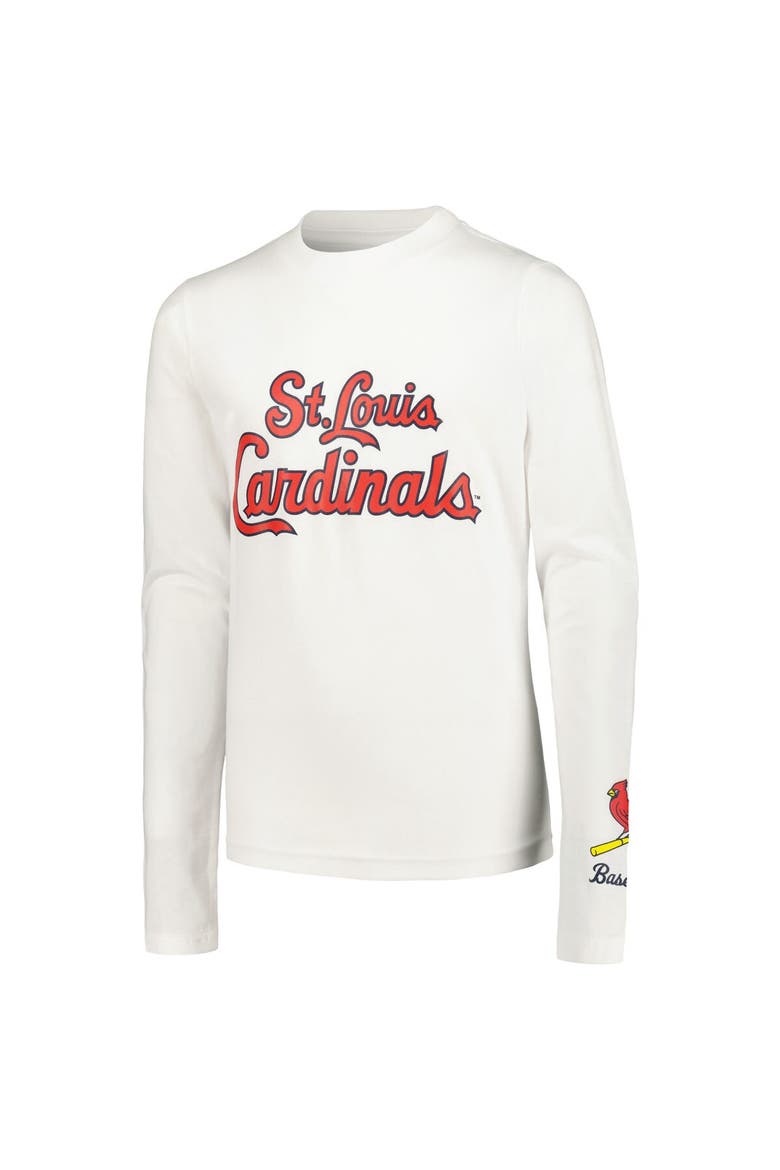 Youth Stitches Red/White St. Louis Cardinals T-Shirt Combo Set, Alternate, color, Red