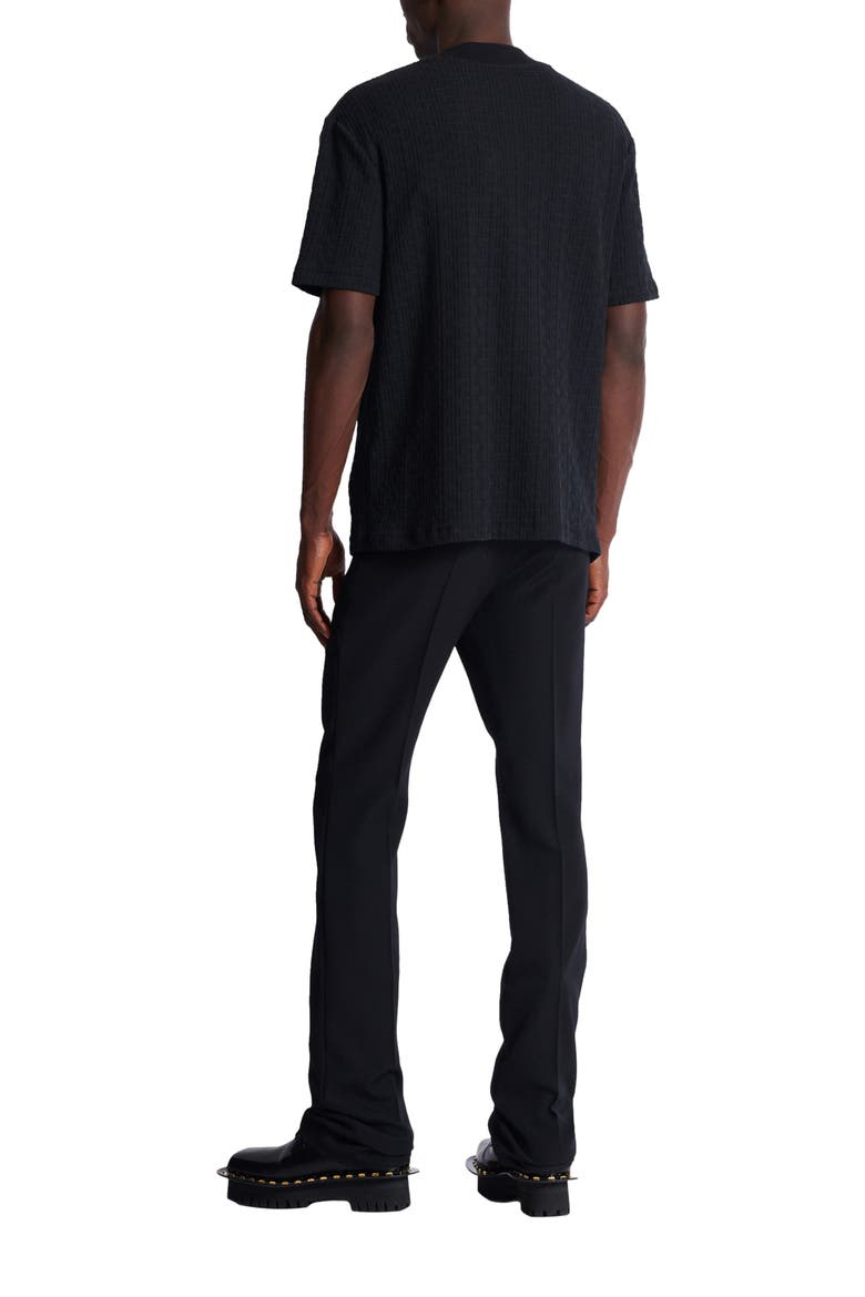 Terry monogram T-shirt, Alternate, color, black
