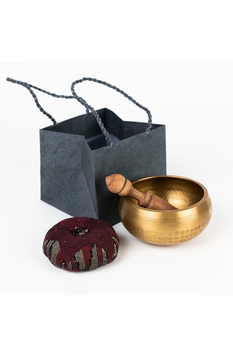Ten Thousand Villages Kathmandu Singing Bowl, Alternate, color,