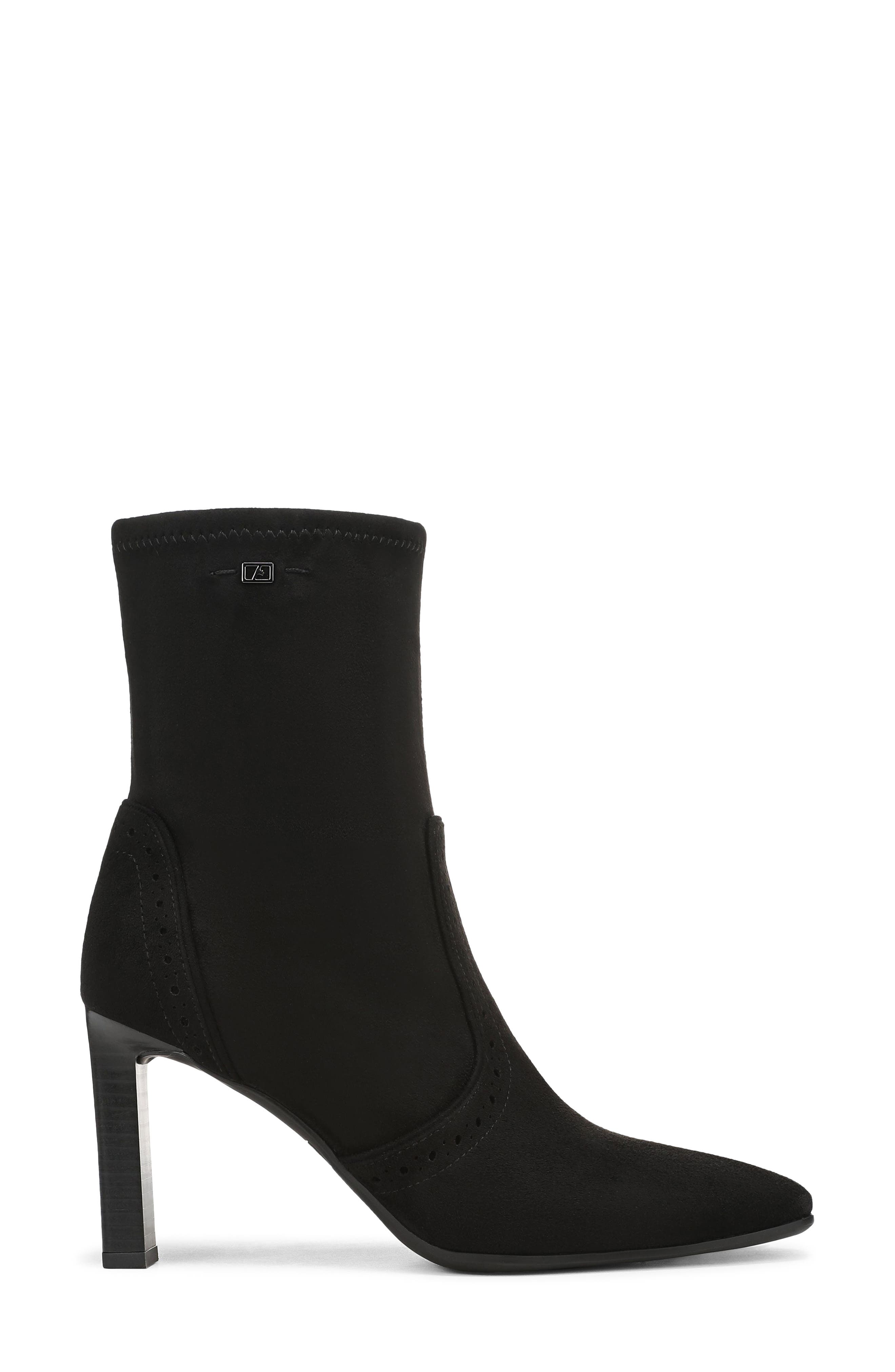 Franco Sarto Delani Bootie, Alternate, color, Black/ Black
