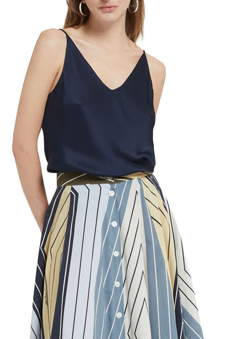 Viscose Top, Main, color, Blue