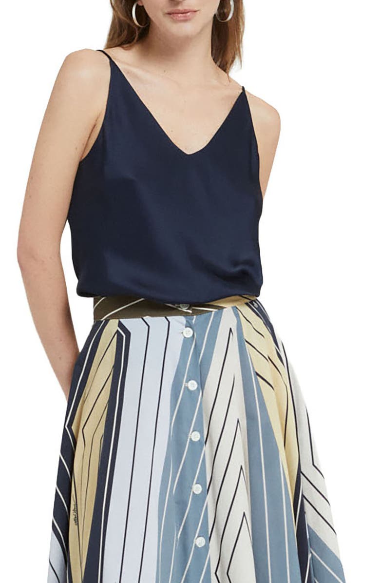 ottod'Ame Viscose Top, Main, color, Blue
