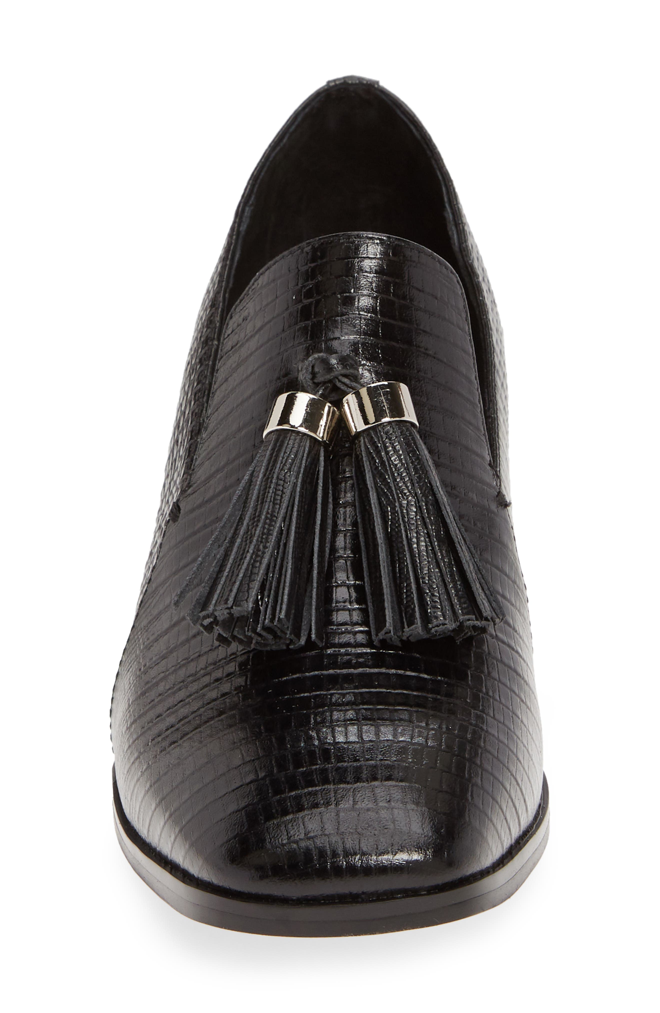 Torbett 2 Loafer, Alternate, color, BLACK LIZARD PRINT