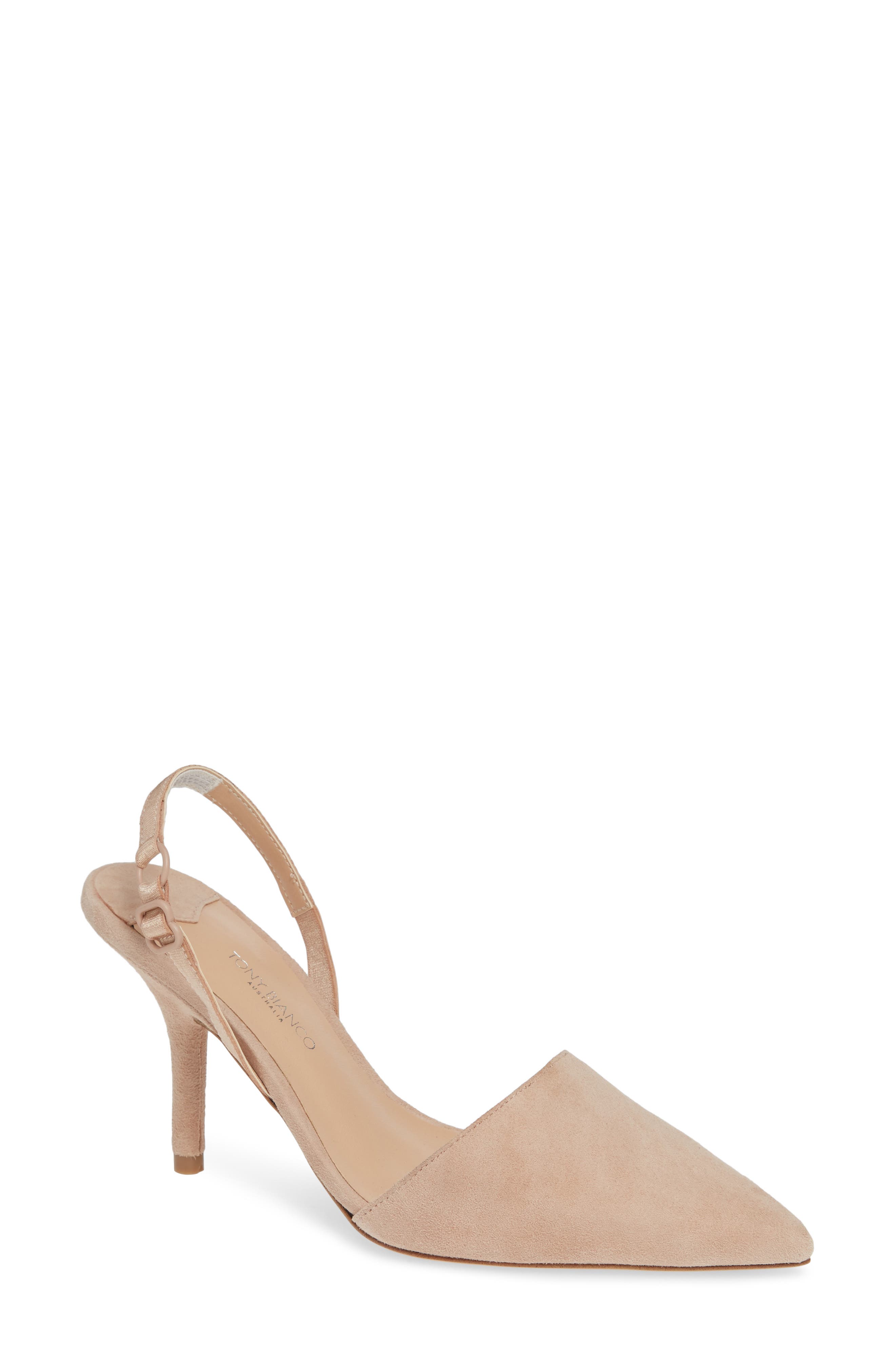 Elly Pump, Main, color, BLUSH SUEDE