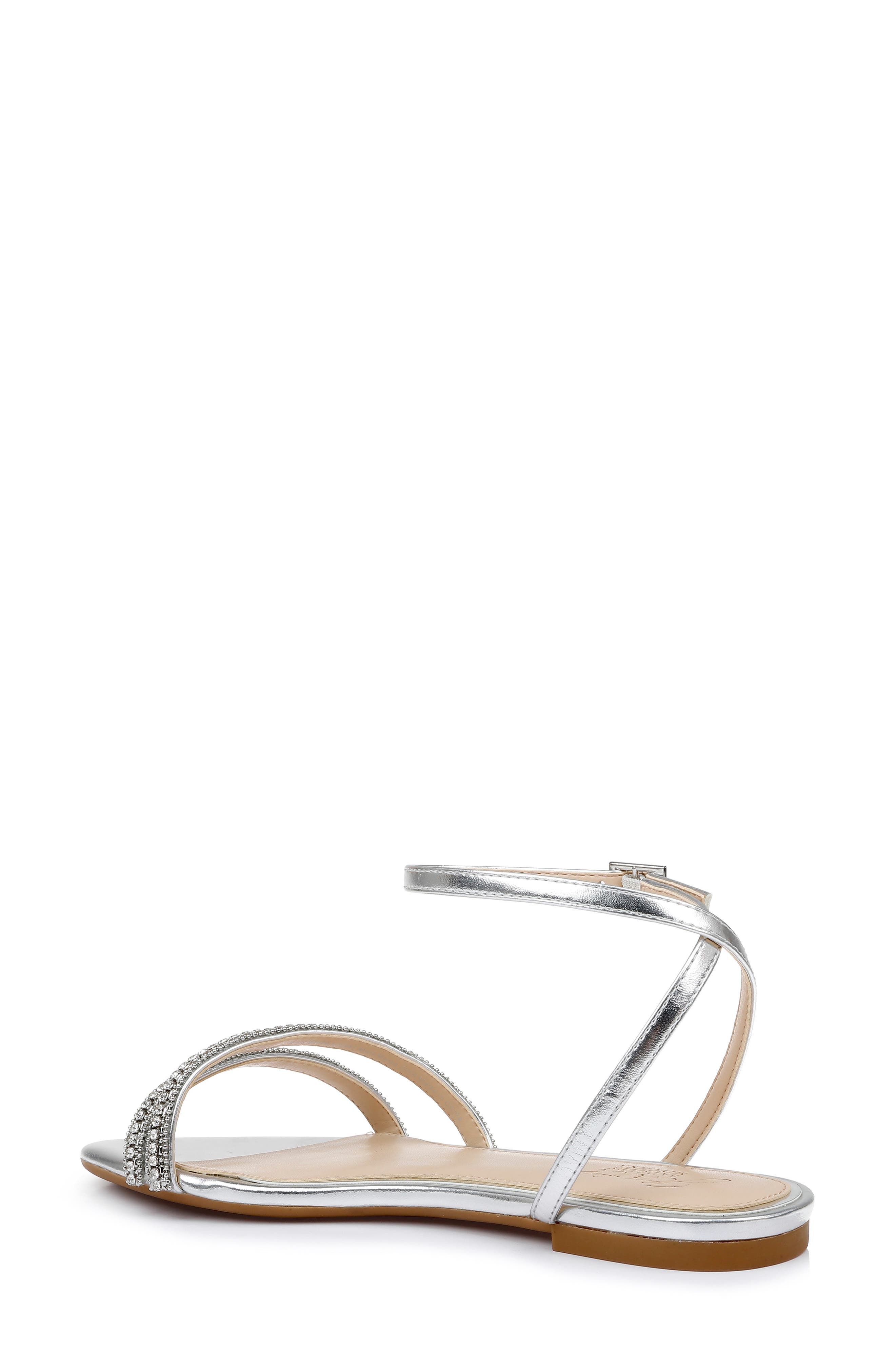 Jewel Badgley Mischka Roslyn Ankle Strap Sandal, Alternate, color, 