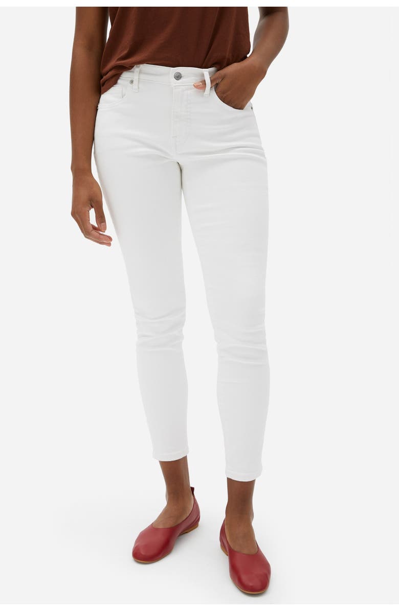 Everlane The Authentic Stretch Mid Rise Skinny Crop Jeans, Main, color, 