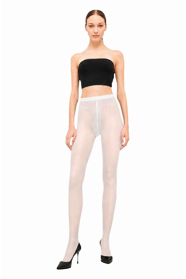 Individual 20 Control Top Pantyhose, Alternate, color, WHITE