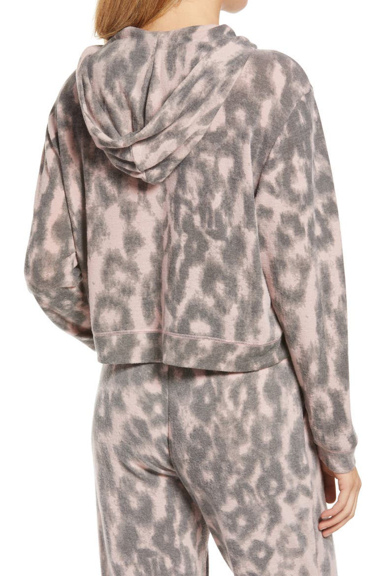 Leopard Hooded Sweatshirt, Alternate, color, SOFT N EASY