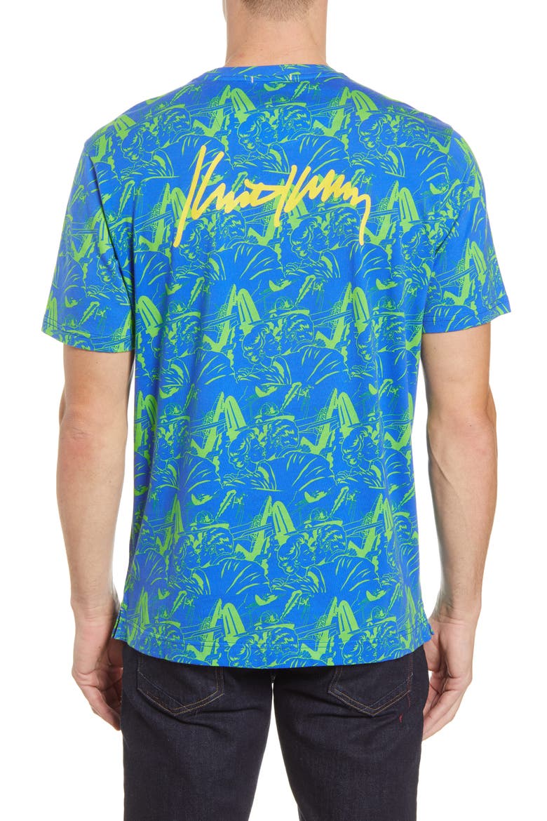 Aerobatics Pocket T-Shirt, Alternate, color, BLUE