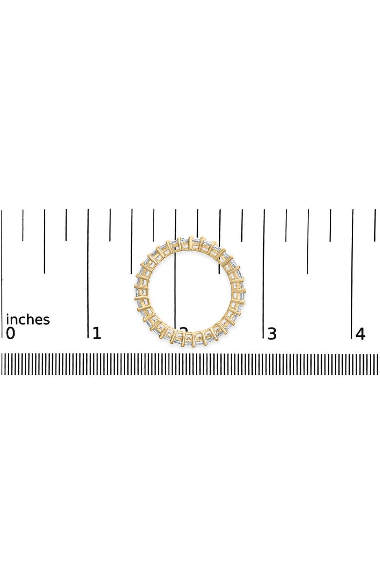 Haus of Brilliance 14K Yellow Gold 2.00 Ct Shared Prong Set Princess Cut Diamond Eternity Band Ring, Alternate, color, Yellow