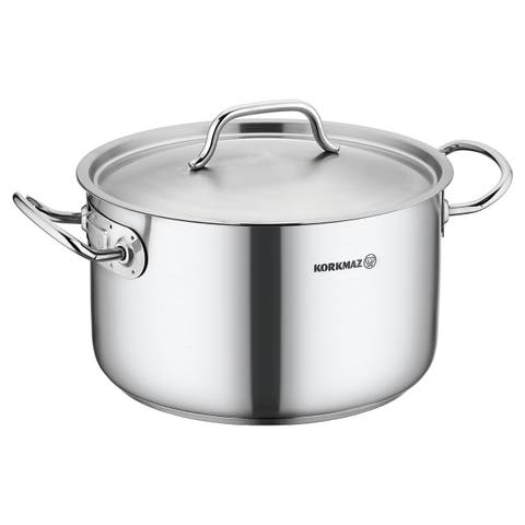 Gastro Proline 3.6 Liter Stainless Steel Casserole with Lid