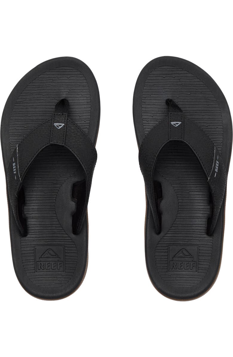 Reef Kids' Santa Ana Flip Flop, Alternate, color, Black