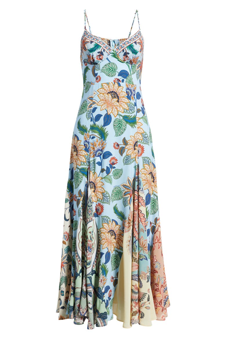 Floral Delight Sleeveless Maxi Dress, Alternate, color, FLORAL DELHI LIGHT BLUE