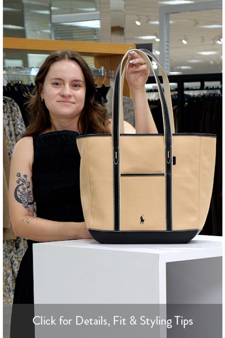 Medium Canvas & Leather Tote video