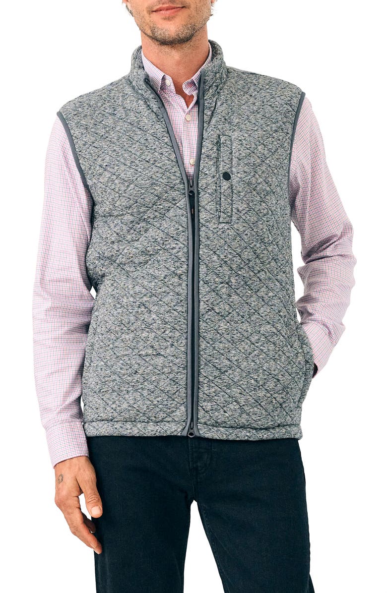 Faherty Epic Quilted Fleece Vest, Main, color,