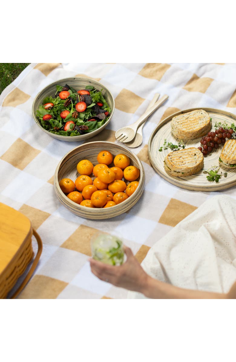 Lexa Fruit Bowl, 12 Inch, Alternate, color, Black