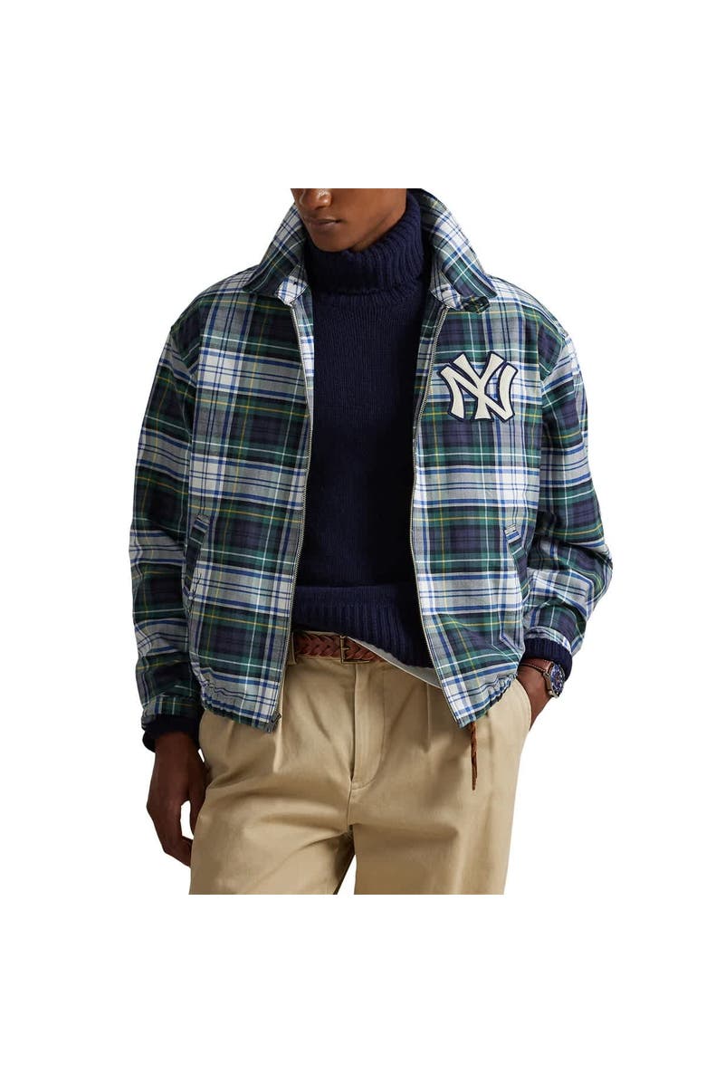 Polo Ralph Lauren Navy Yankees Oxford Jacket, Alternate, color, 