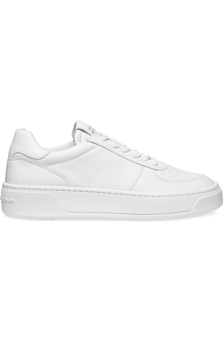 Stuart Weitzman Courtside Sneaker, Alternate, color, White.