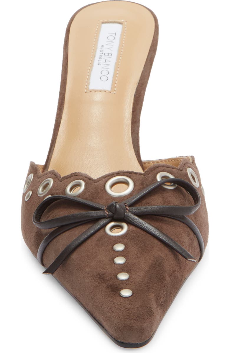 Tony Bianco Shae Pointed Toe Mule, Alternate, color, Espresso Suede