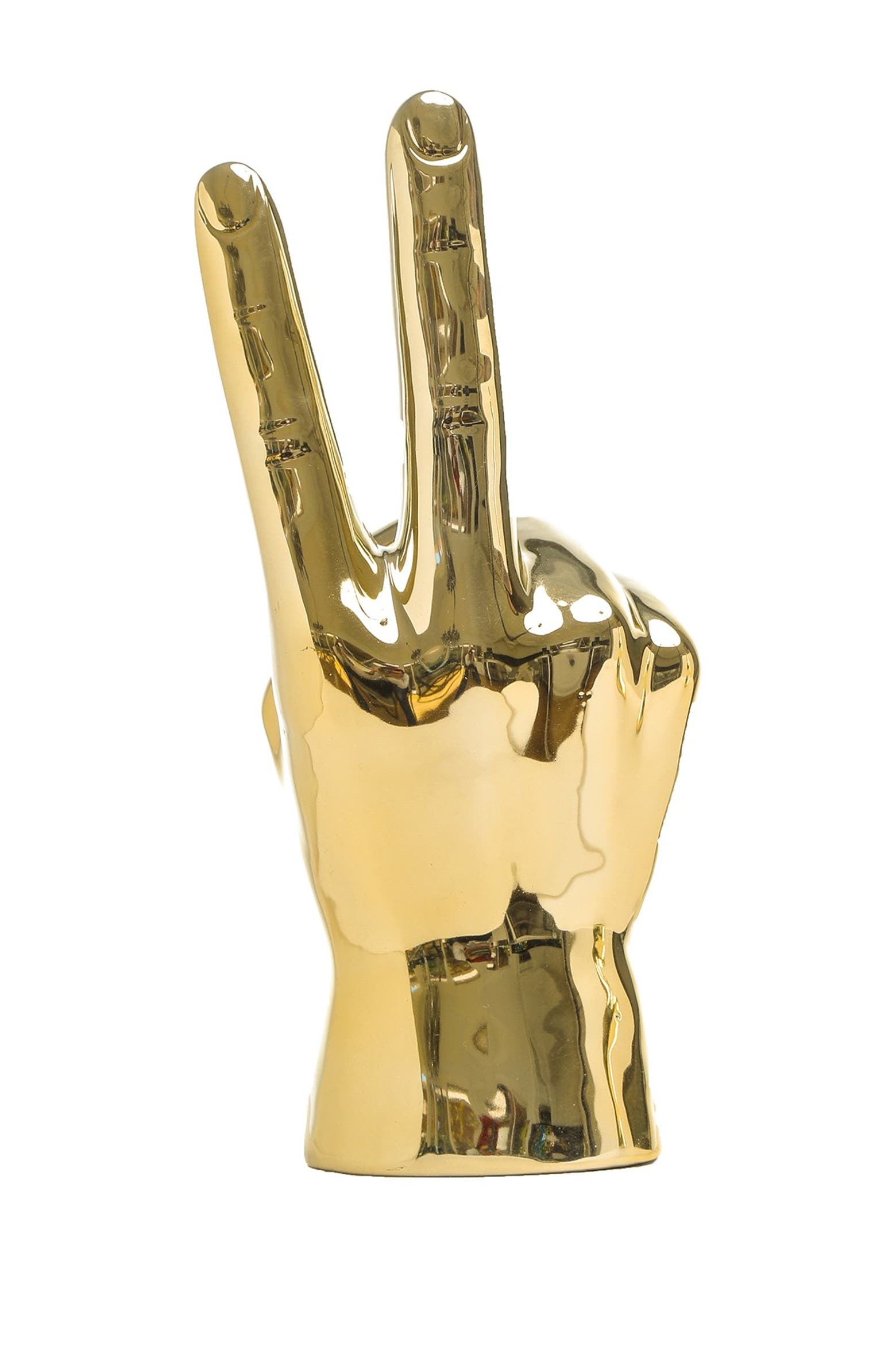 INTERIOR ILLUSIONS Gold Peace Hand Table Top | Nordstromrack