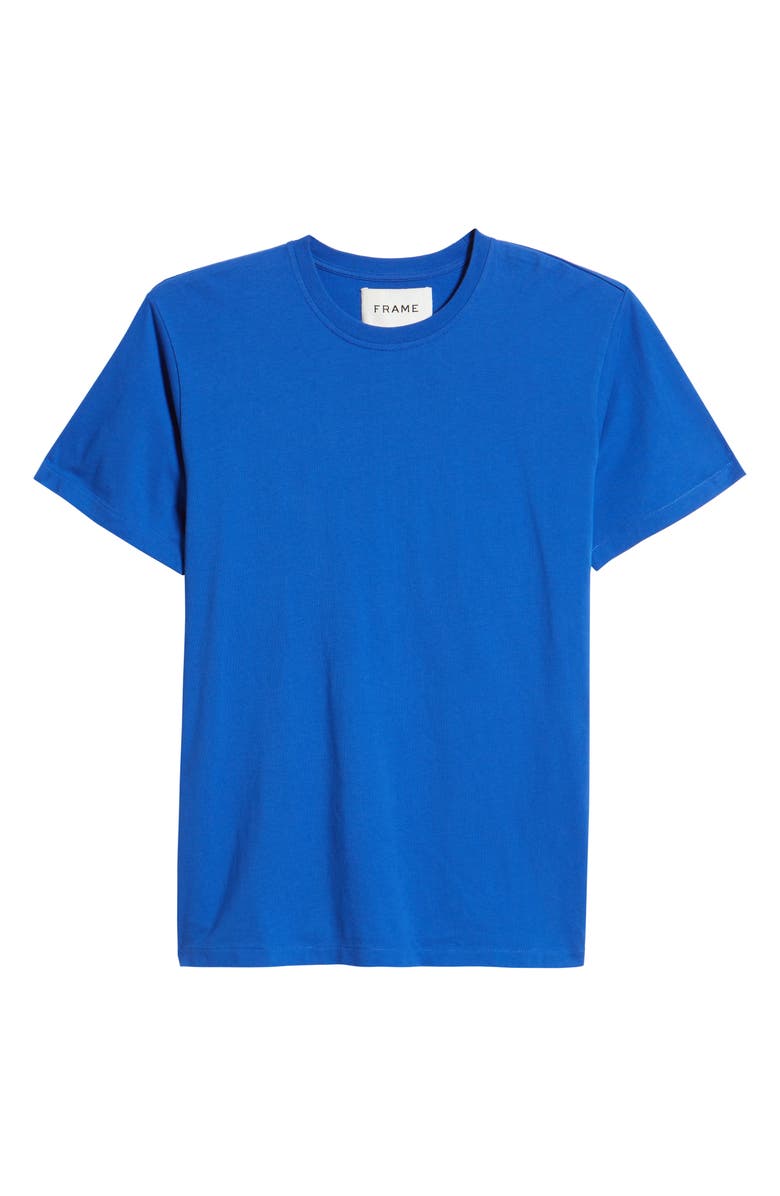 FRAME Logo Cotton T-Shirt, Alternate, color, Reflex Blue