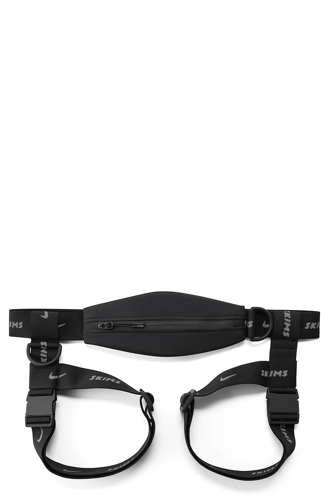 Nike Slim Waistpack, Main, color, Obsidian/ Silver