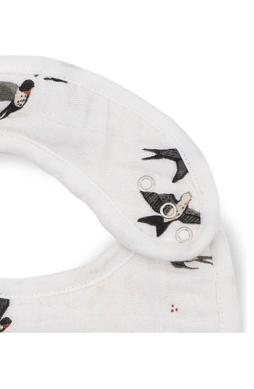 Little Unicorn 3-pack Organic Cotton Muslin Bibs In Neutral