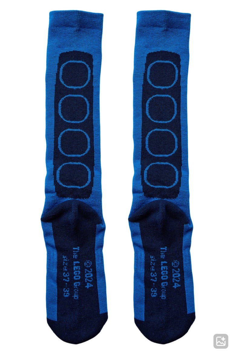 Kids' Ski Socks, Alternate, color, BLUE