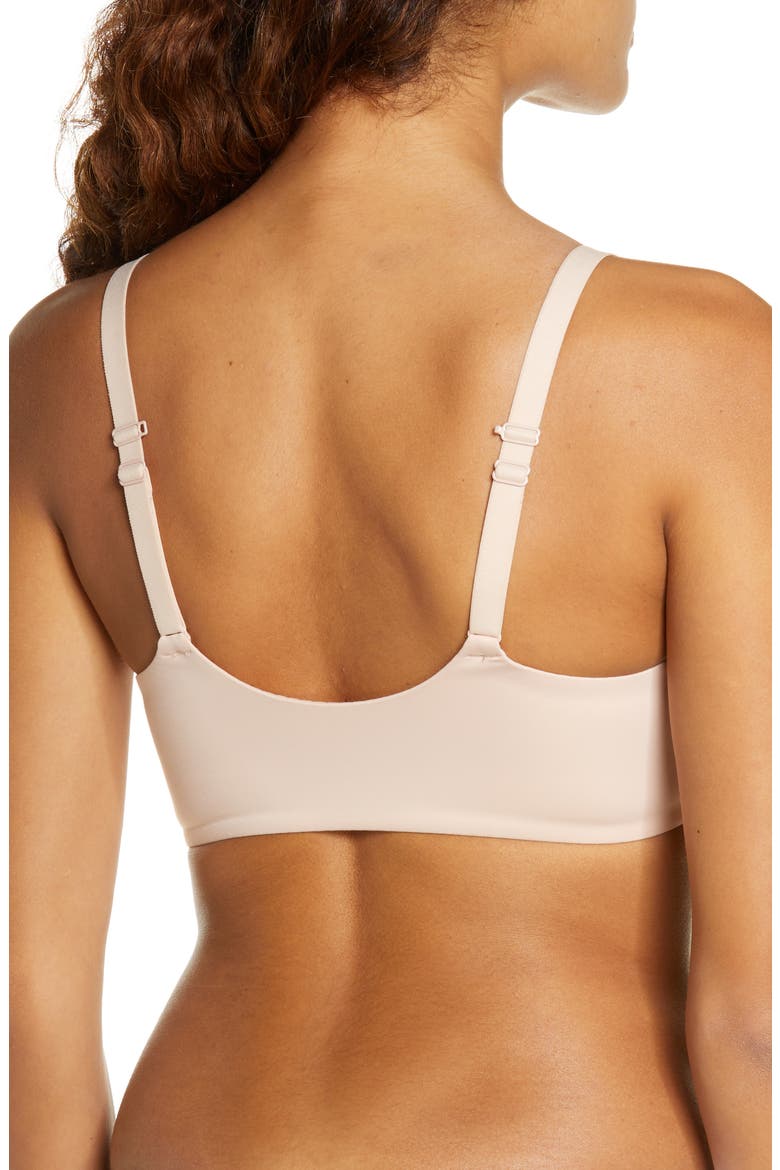 Norah Front Closure Molded Underwire Bra, Alternate, color, ROSE