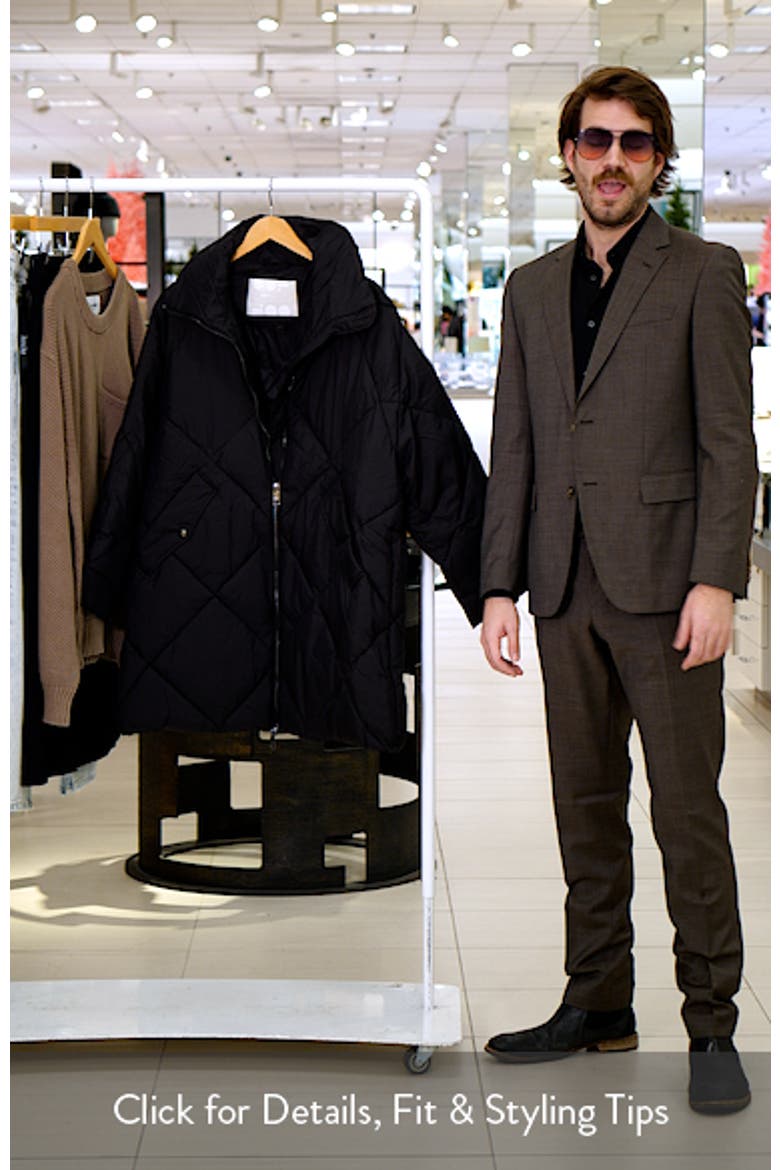 Memory Nylon Water Repellent Quilted Jacket video