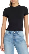 Good American Super Stretch Baby Tee
