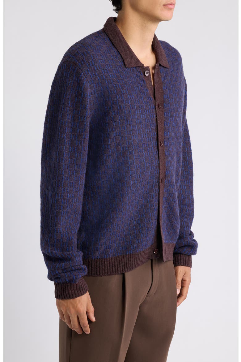 Thor Polo Cardigan, Alternate, color, DEEP TRUFFLE