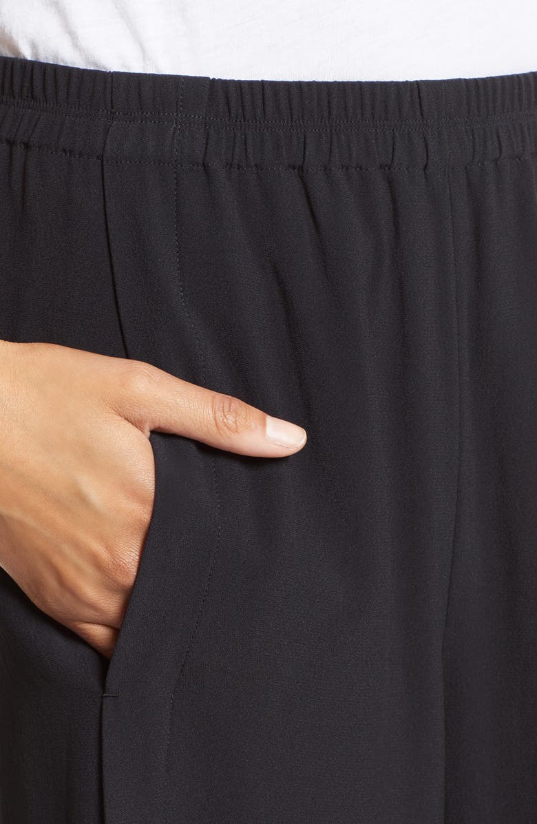 Helmut Lang Crepe Culottes, Alternate, color, 