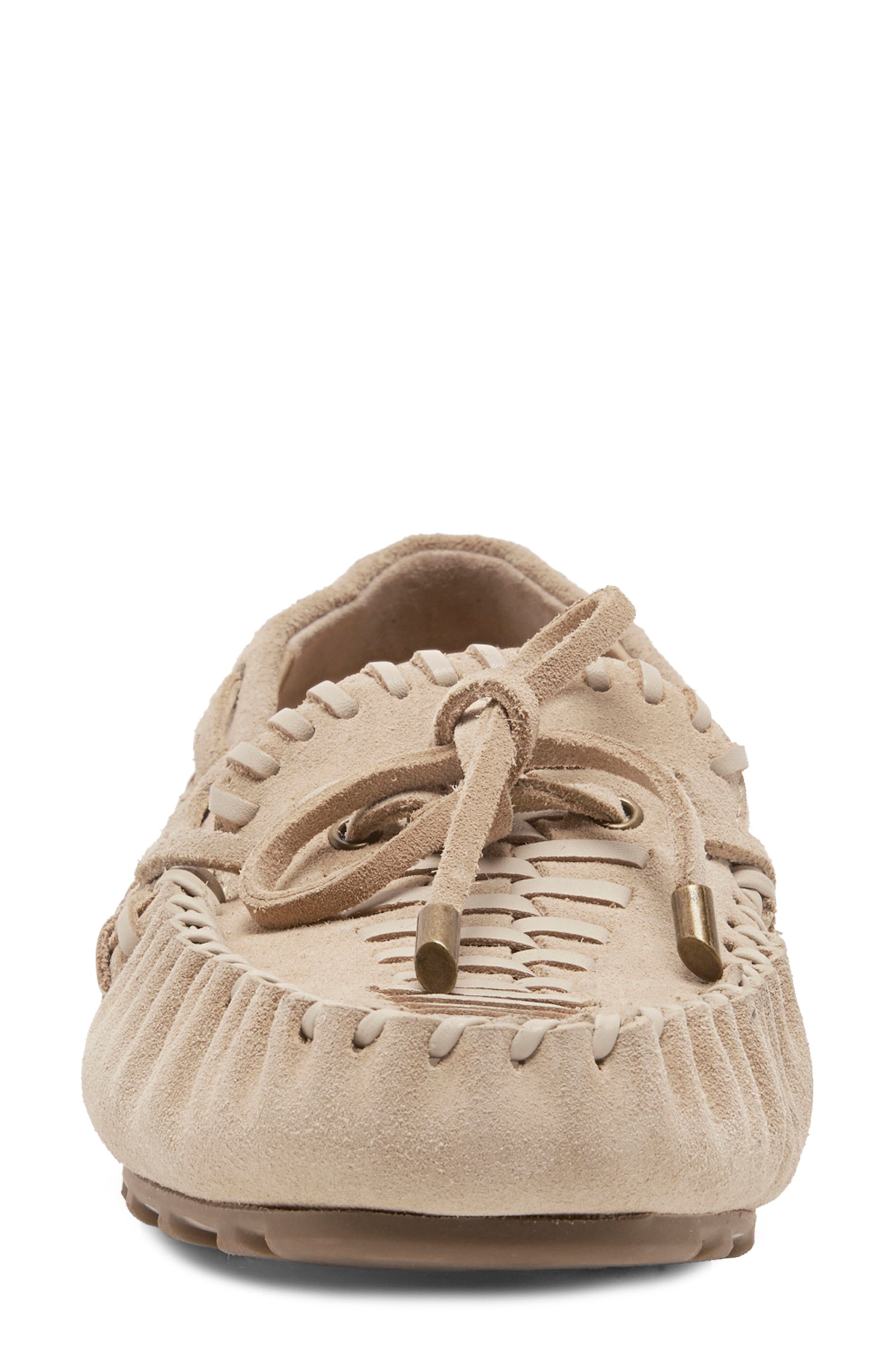 Free People Misty Driving Loafer, Alternate, color, Sunstone Sand Suede