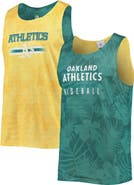 FOCO Men's FOCO Green/Gold Oakland Athletics Floral Reversible Mesh Tank Top
