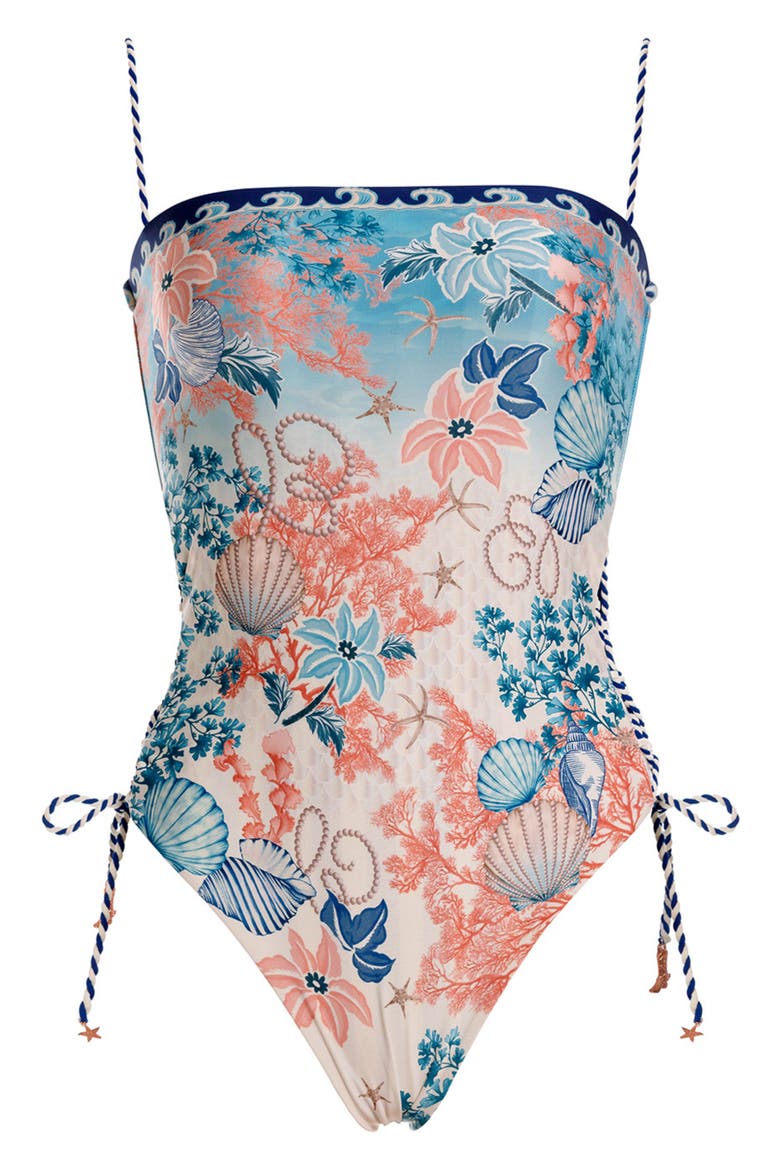 Mariel Sereia Reversible One-Piece Swimsuit, Alternate, color, BLUE