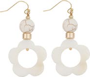 Panacea Resin Flower Drop Earrings