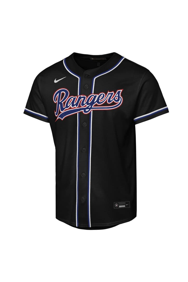 Youth Nike Corey Seager Black Texas Rangers Fashion Replica Player Jersey, Alternate, color, Black