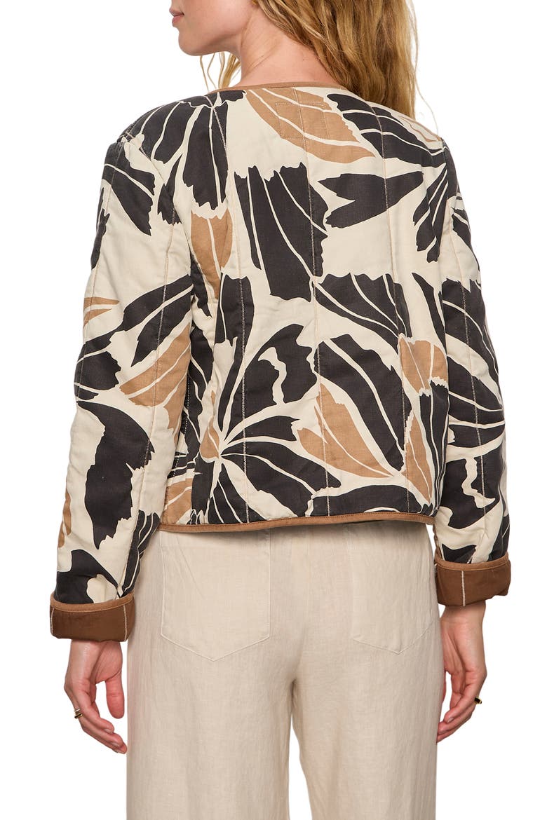 Soren Coco Cotton & Linen Jacket, Alternate, color, LOTUS BLACK