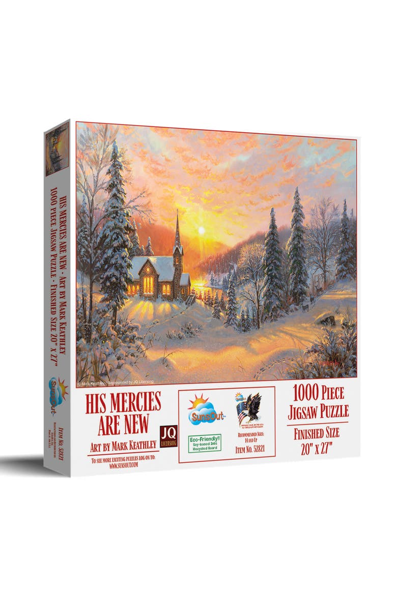 His Mercies are New 1000 piece Jigsaw Puzzle for Adults, Main, color, Multicolor